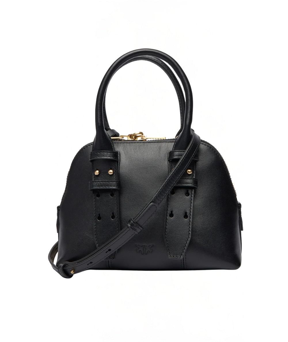 PINKO Mini Bowling Bag Zip 105333-A0Q Nero