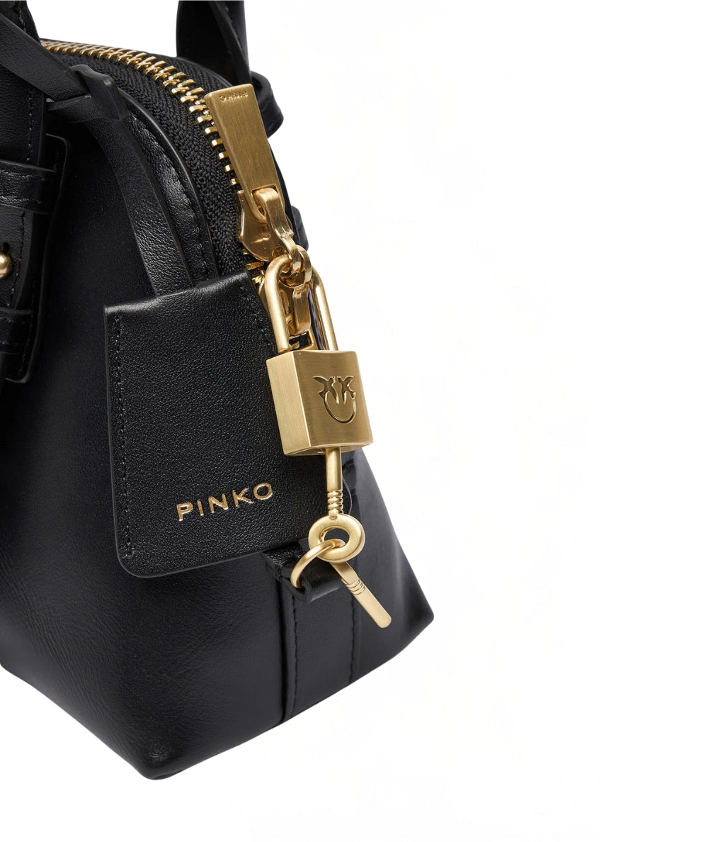 ぴーこ PINKO Mini Bowling Bag Zip 105333-A0Q Black – Caneva '937
