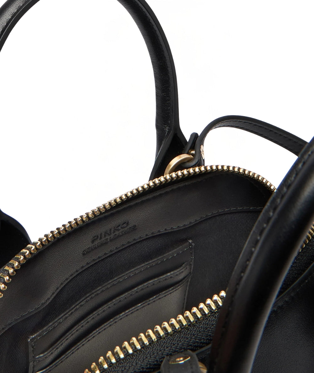 PINKO Mini Bowling Bag Zip 105333-A0Q Nero