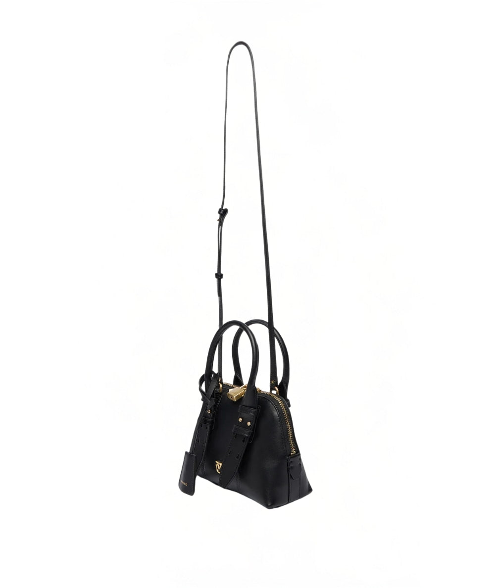 PINKO Mini Bowling Bag Zip 105333-A0Q Nero