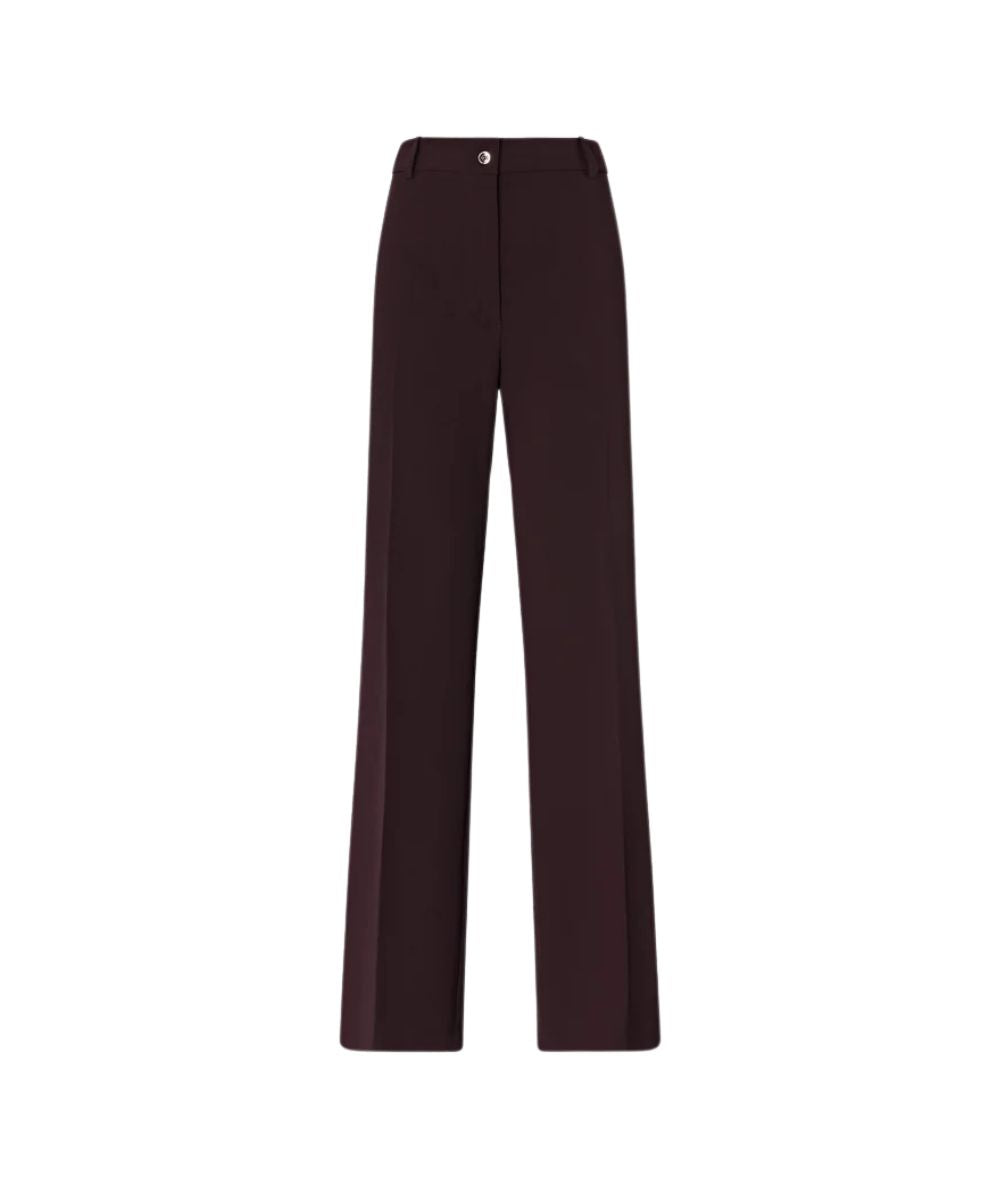 PINKO Pantalone a Palazzo Petalo 107214-A18E Bordeaux Scuro