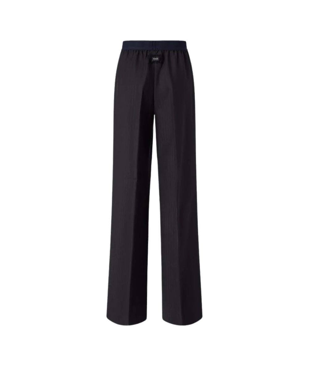 PINKO Pantaloni a Palazzo in Misto Lana Phaius 107560-A3IF Blu