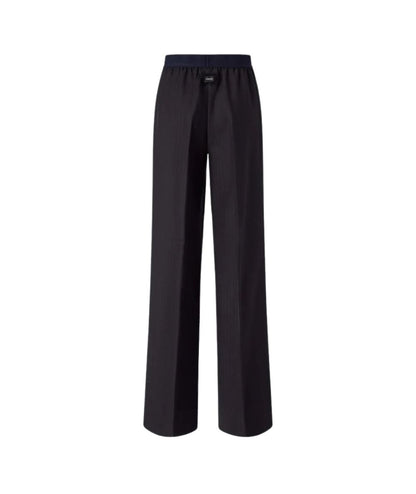 PINKO Pantaloni a Palazzo in Misto Lana Phaius 107560-A3IF Blu