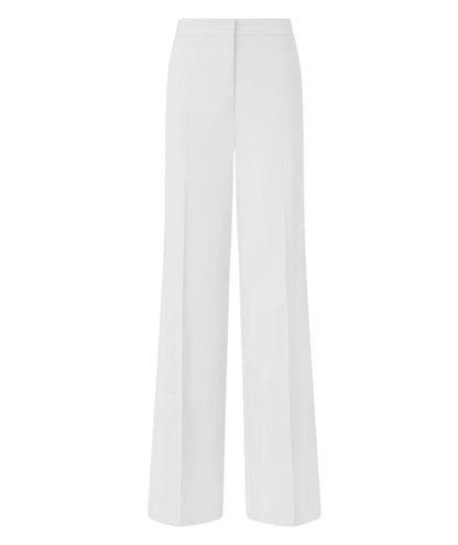 PINKO Pantaloni con Piega in Lino JACOPONE Bianco