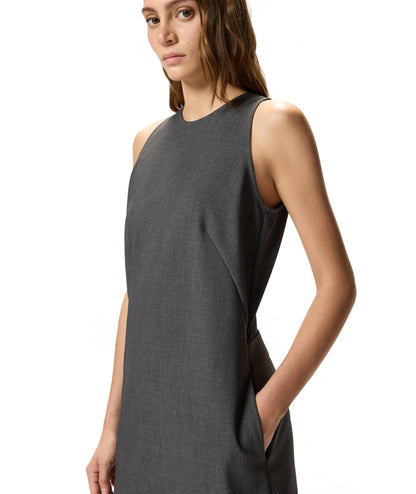 PINKO Tuta Corta Effetto Abito NAYARA Grigio Scuro