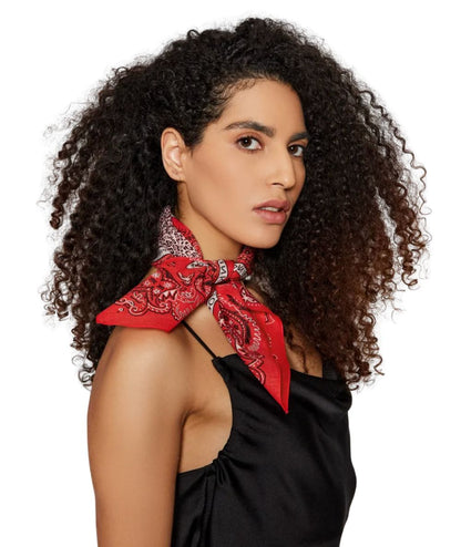 Pinko Foulard in Mussola di Cotone Linguistica 1Z203G Rosso