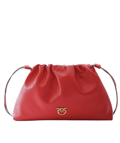Pinko Mini Clutch in Morbida Pelle 105907-A0QO Rosso Lampone