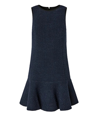 Pinko Abito Smanicato in Tweed ARROSTO Blu Notte