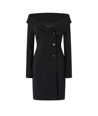 Pinko Abito Stile Blazer in Crepe Stretch ROSEMARIE Nero