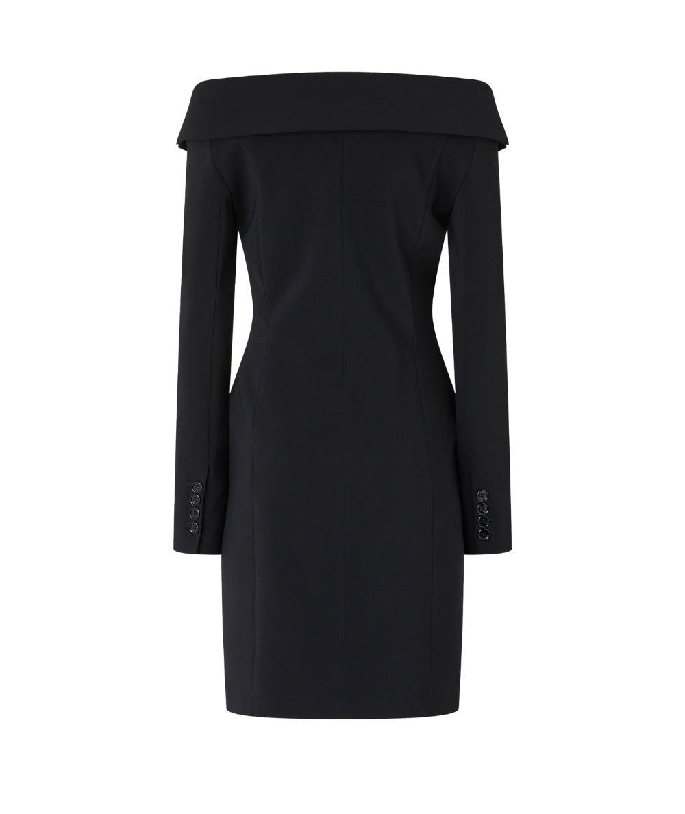 Pinko Abito Stile Blazer in Crepe Stretch ROSEMARIE Nero