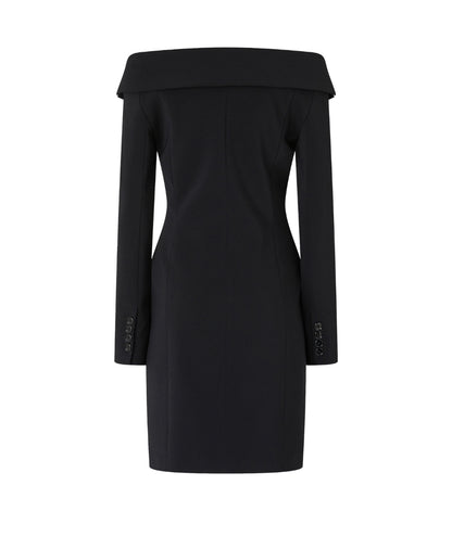 Pinko Abito Stile Blazer in Crepe Stretch ROSEMARIE Nero