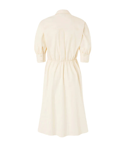 Pinko Abito a Portafoglio in Popeline di Cotone Aline 106602 A35Q Bianco