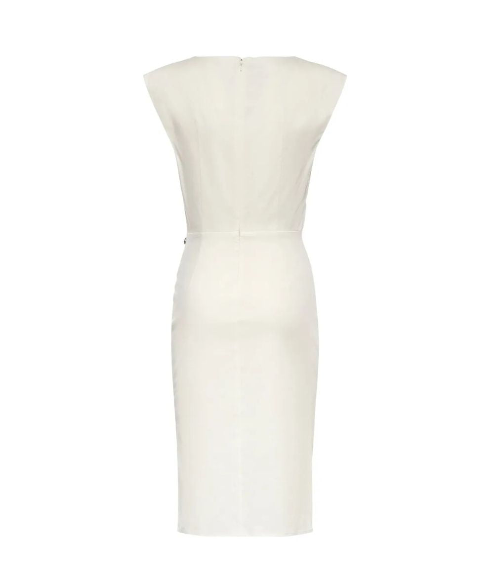 Pinko Abito in Misto Lino Stretch Alissa 106521 A34I Bianco