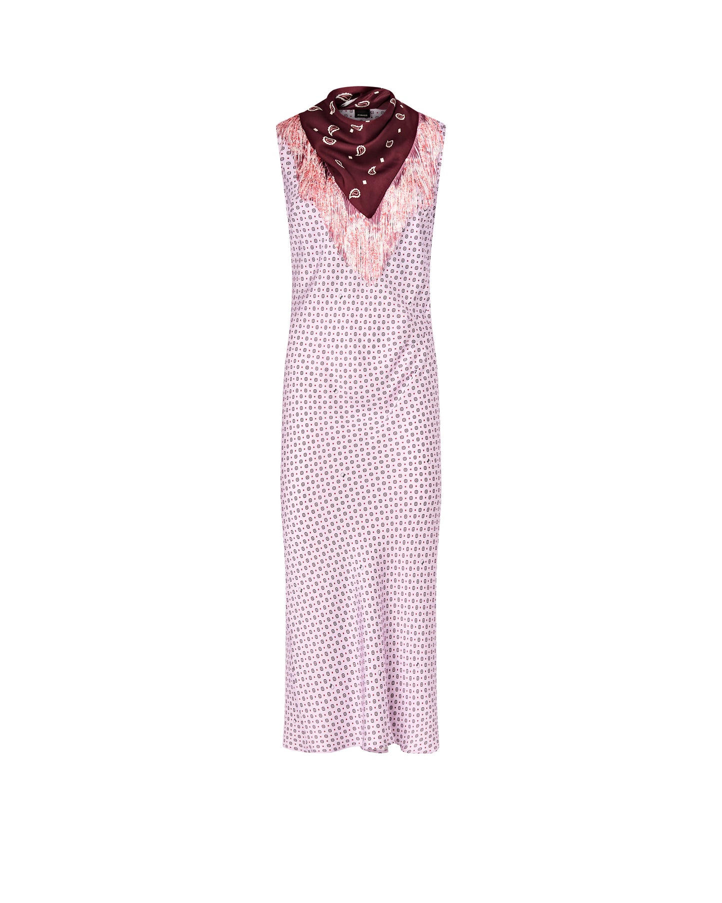 Pinko Abito in Twill con Stampa Foulard ADRIA 106200 A31L