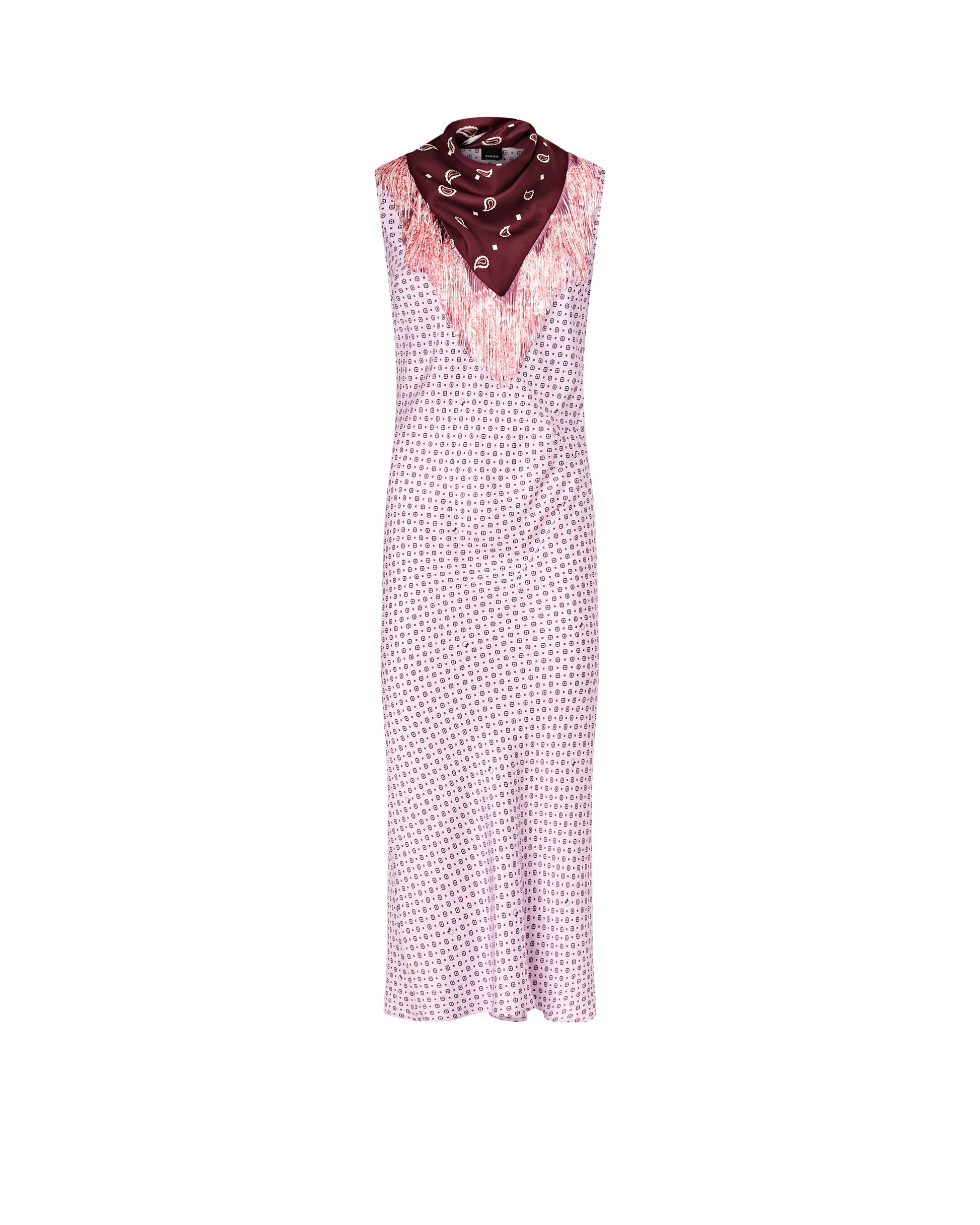 Pinko Abito in Twill con Stampa Foulard ADRIA 106200 A31L