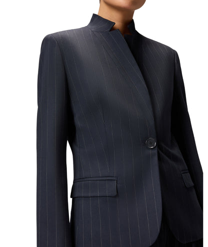 Pinko Blazer in Lana Gessata KEBAB Blu