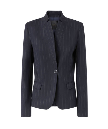 Pinko Blazer in Lana Gessata KEBAB Blu