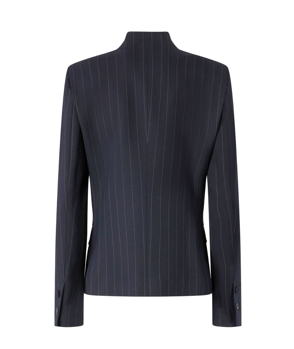 Pinko Blazer in Lana Gessata KEBAB Blu