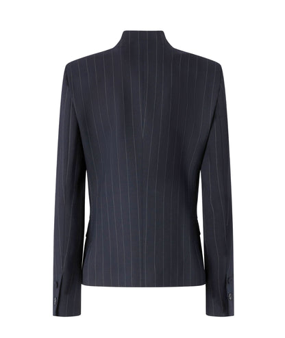 Pinko Blazer in Lana Gessata KEBAB Blu