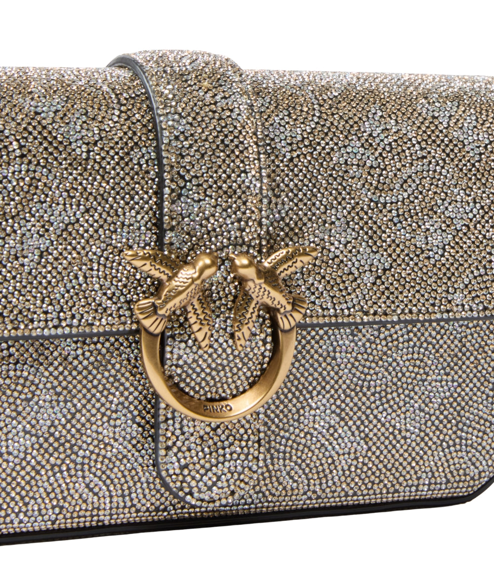 Pinko Borsa Love One Slouchy Baby 105353-A20D Oro