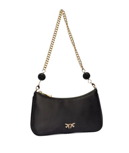 Pinko Borsa a Spalla Arthemis Mini Satin 103512-A1WB Nero