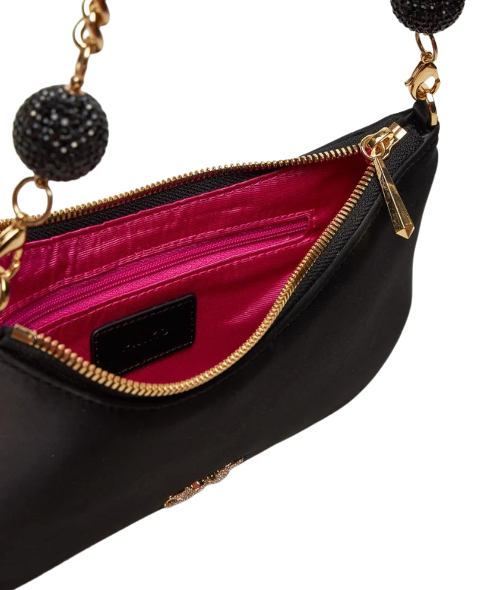 Pinko Borsa a Spalla Arthemis Mini Satin 103512-A1WB Nero