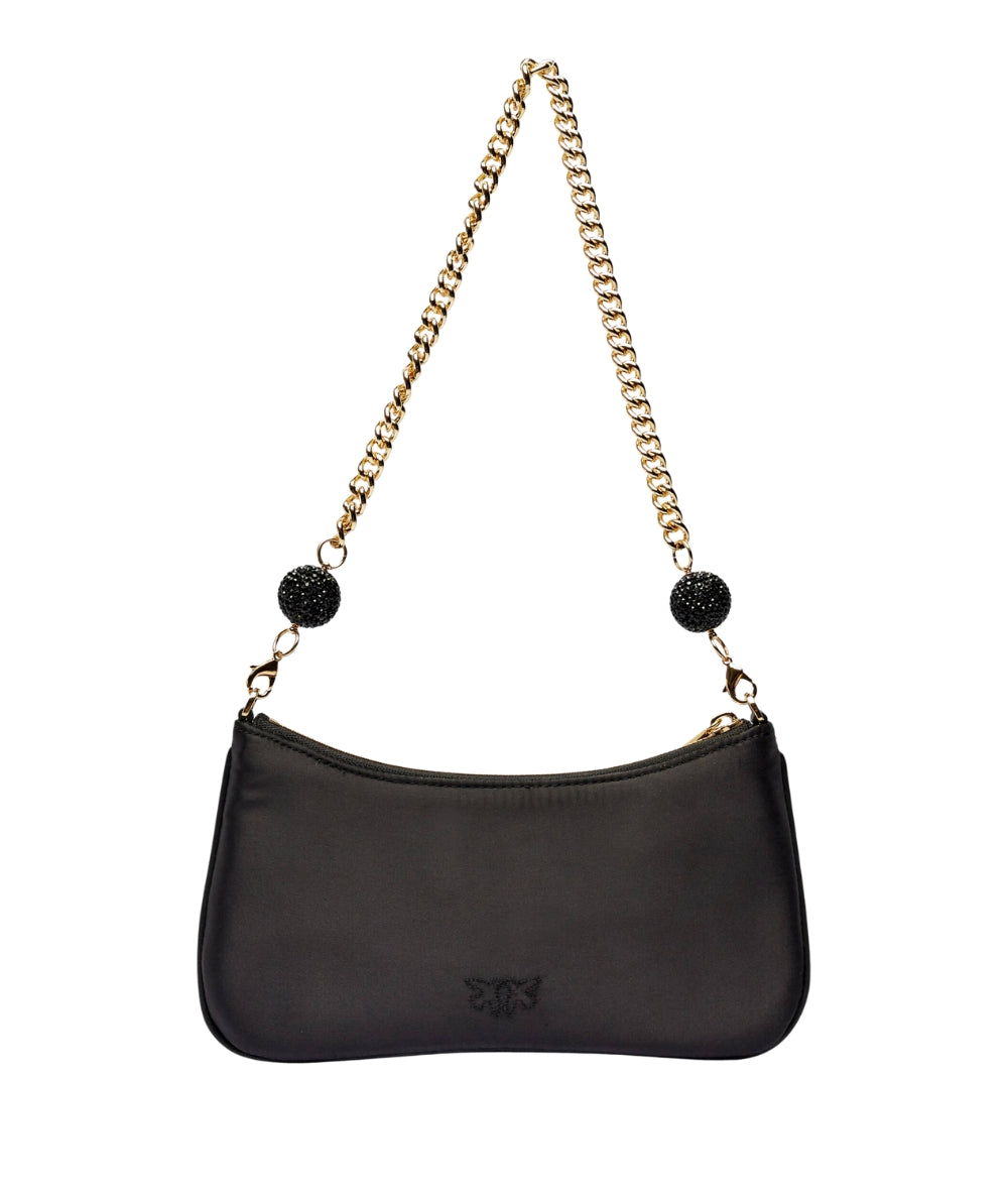 Pinko Borsa a Spalla Arthemis Mini Satin 103512-A1WB Nero