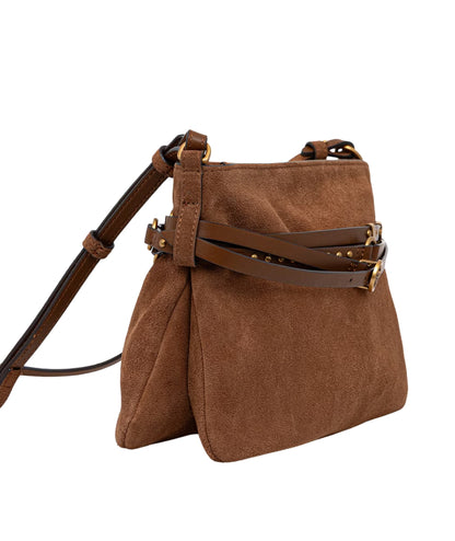 Pinko Borsa a Spalla Belt Bag Classic Suede 106176 A0F6 Marrone