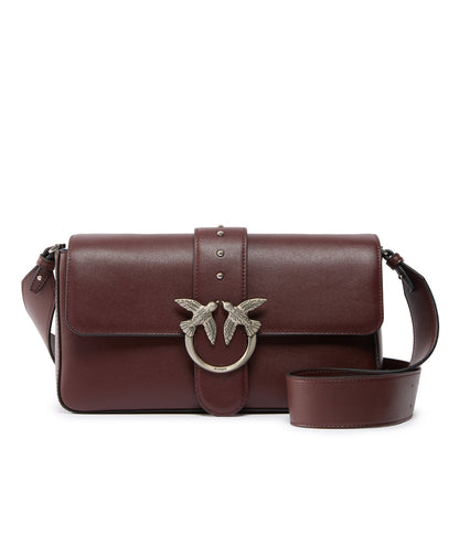 Pinko Borsa a Spalla Love One Classic Slouchy 104524 A0QO Burgundy