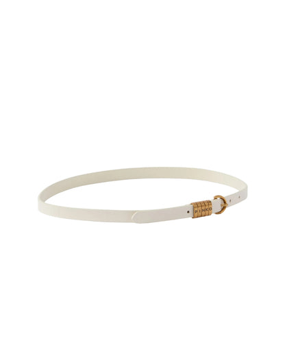 Pinko Cintura Saddle Altezza 1,2 cm Saddle Belt 105479 A1AC Bianco