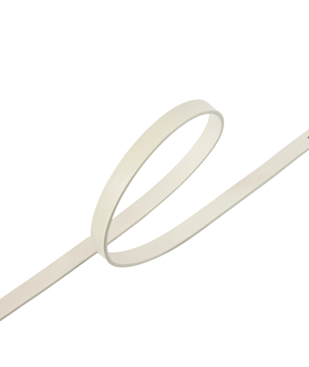 Pinko Cintura Saddle Altezza 1,2 cm Saddle Belt 105479 A1AC Bianco