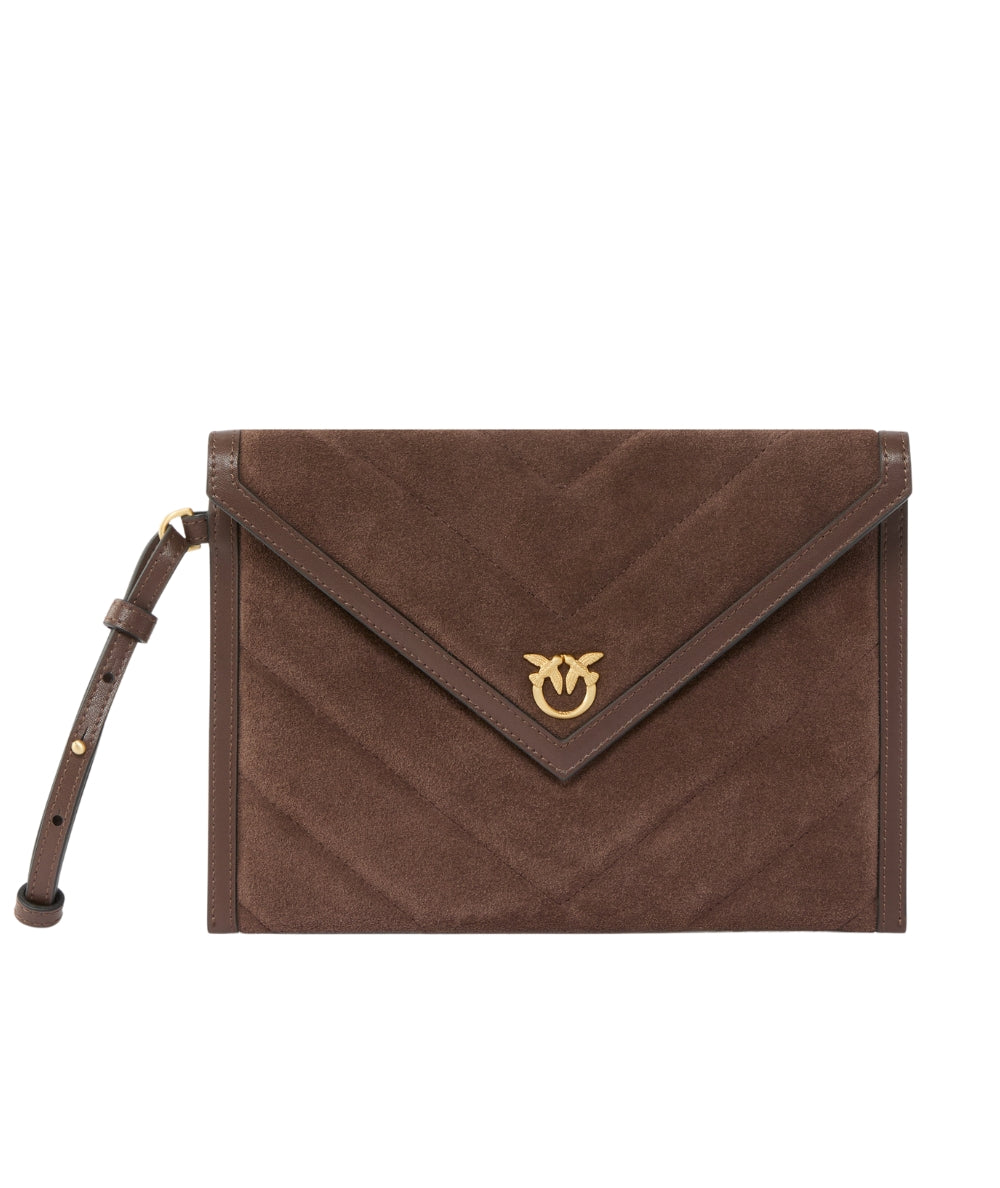 Pinko Flat Purse Handle 104820-A2JH Marrone