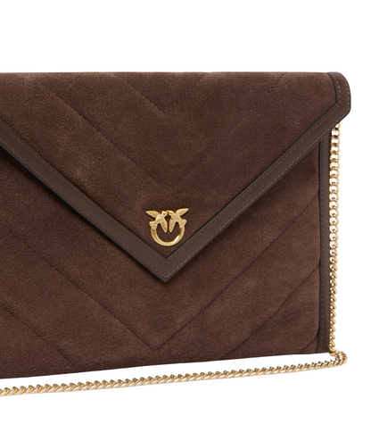 Pinko Flat Purse Handle 104820-A2JH Marrone