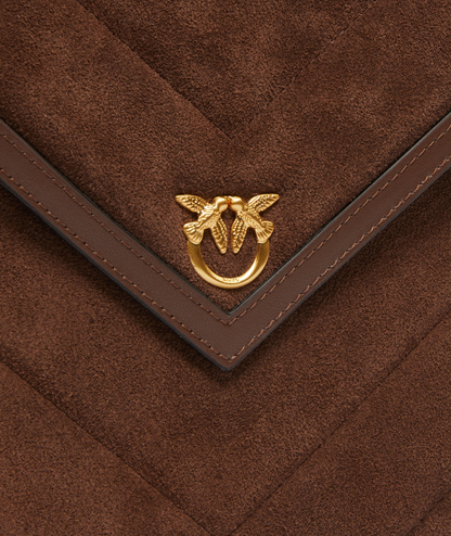 Pinko Flat Purse Handle 104820-A2JH Marrone