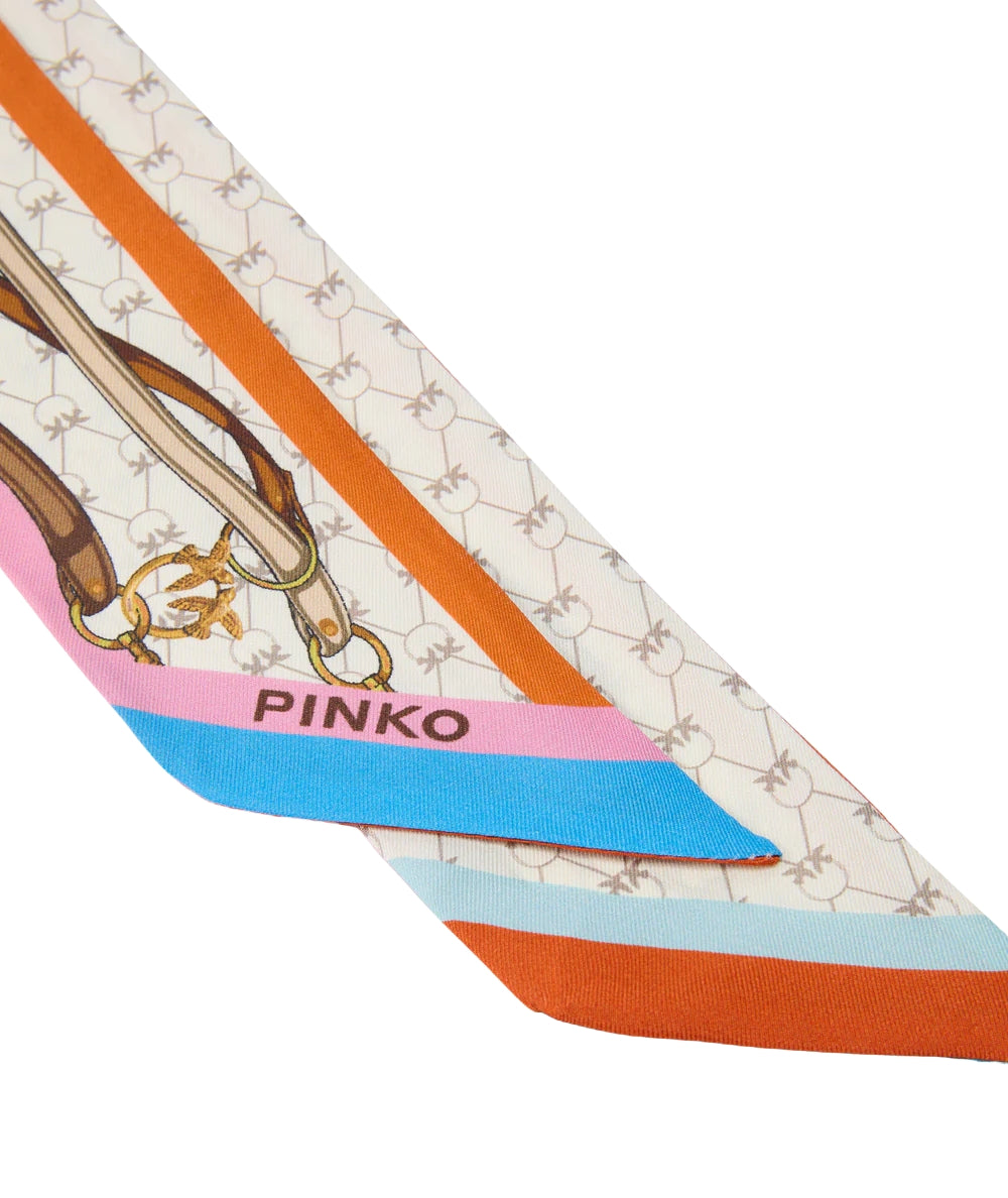 Pinko Foulard in Fantasia Pogo Twilly 106653 A39N Multicolore