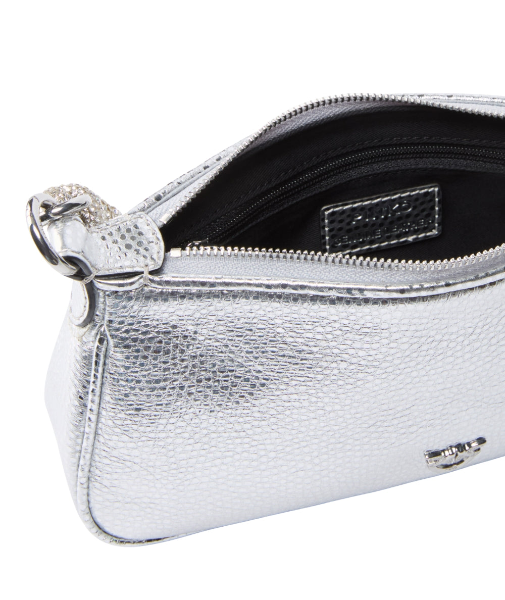Pinko Half Moon Baguette Mini 105915-A2WD Argento