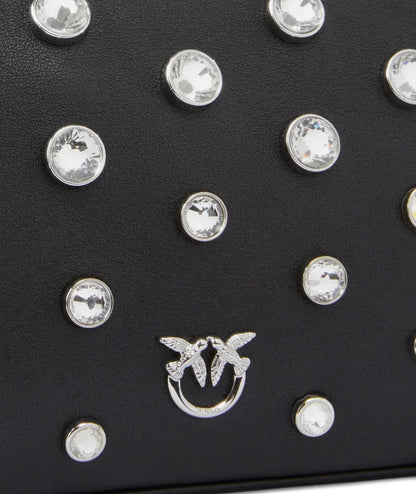 Pinko Half Moon Baguette Mini con Strass 105914-A2XQ Nero