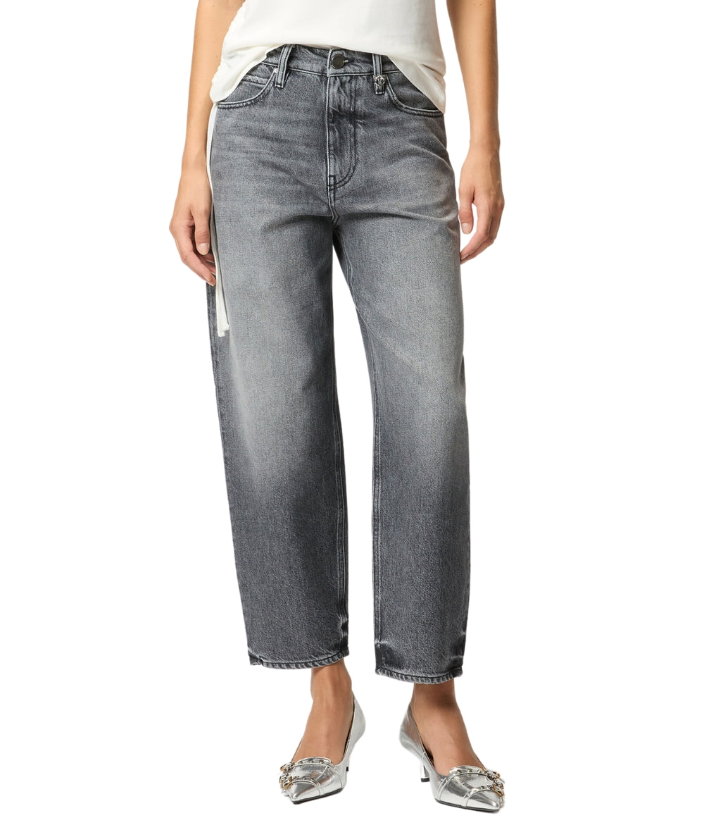 Pinko Jeans Linea a Uovo ESTELLE Grigio Scuro 