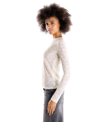 Pinko Maglia in Pizzo MARINARA Beige