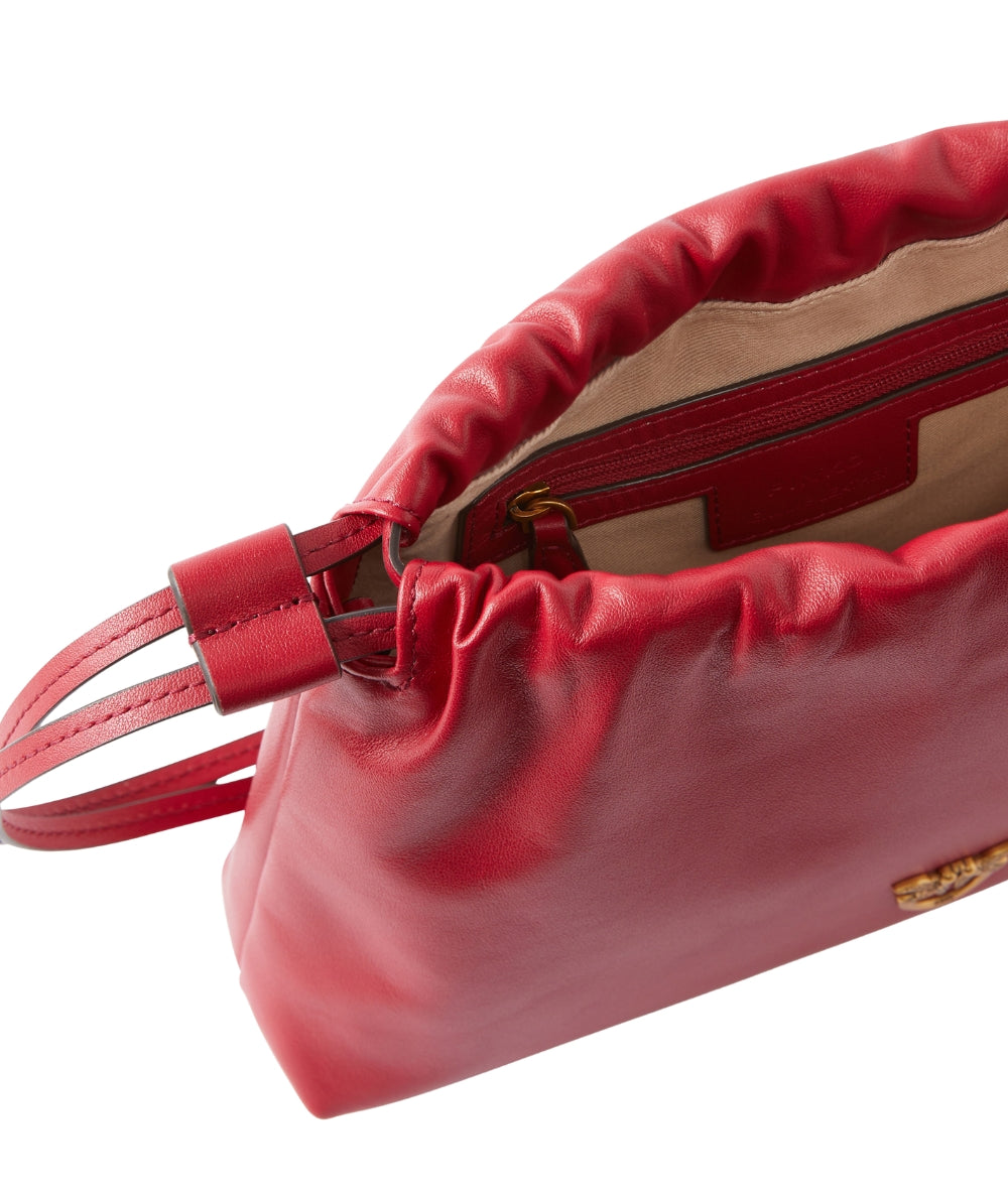 Pinko Mini Clutch in Morbida Pelle 105907-A0QO Rosso Lampone