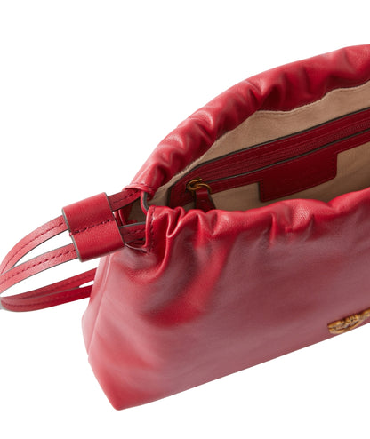 Pinko Mini Clutch in Morbida Pelle 105907-A0QO Rosso Lampone