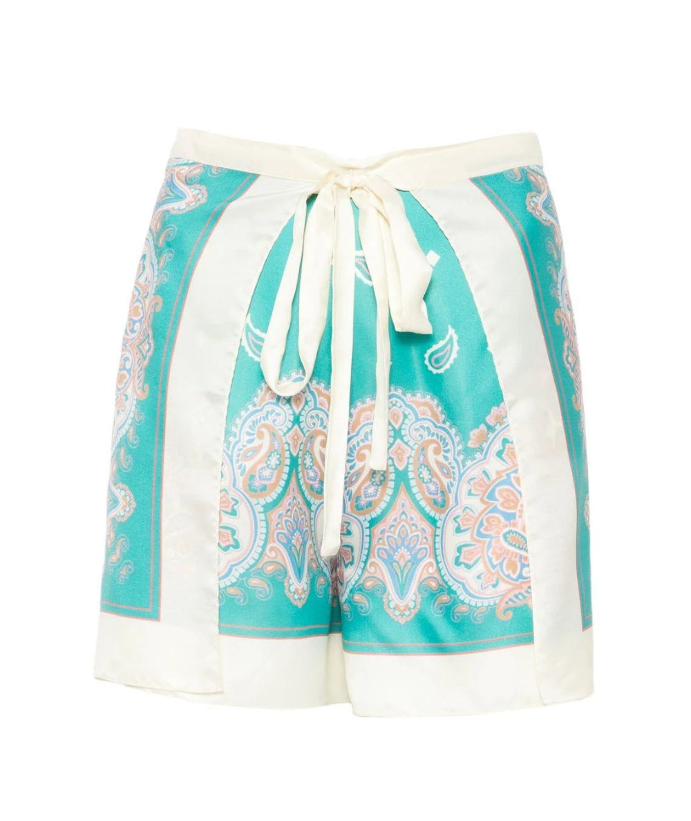 Pinko Panta Pareo in Misto Seta Merengue 106733 A38G Multicolore