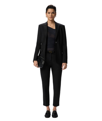 Pinko Pantalone Chino Effetto Scuba BELLO Nero