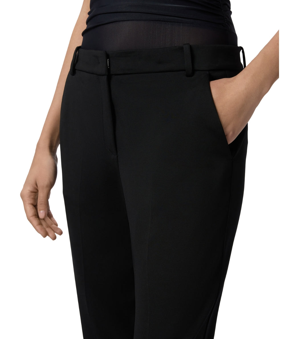 Pinko Pantalone Chino Effetto Scuba BELLO Nero