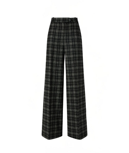 Pinko Pantalone Fantasia Check BLANCA Nero Beige