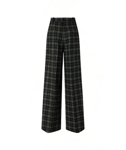 Pinko Pantalone Fantasia Check BLANCA Nero Beige