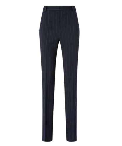 Pinko Pantalone a Sigaretta Gessato PITA Blu