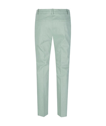 Pinko Pantalone in Lino Stretch a Gamba Dritta Bello 100155 A34I Verde