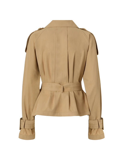 Pinko Trench Corto con Cintura Tanya 106165 A2ER Beige