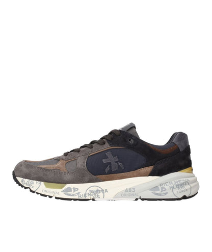 Premiata Sneaker Mase 25 8426 in Suede e Tessuto Tecnico Grigio